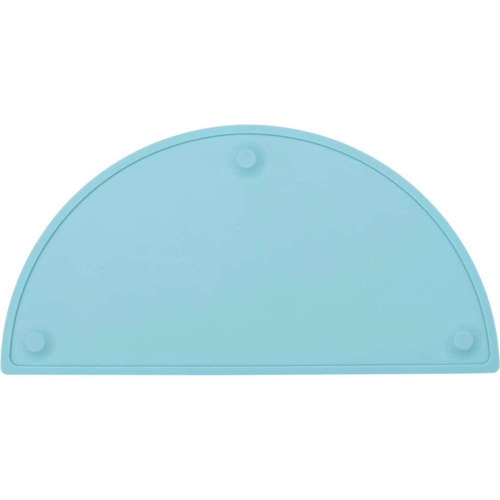 Extra Large 22 x 11 Silicone Suction Cups Placemat Dishwasher Safe Blue Lot of 2